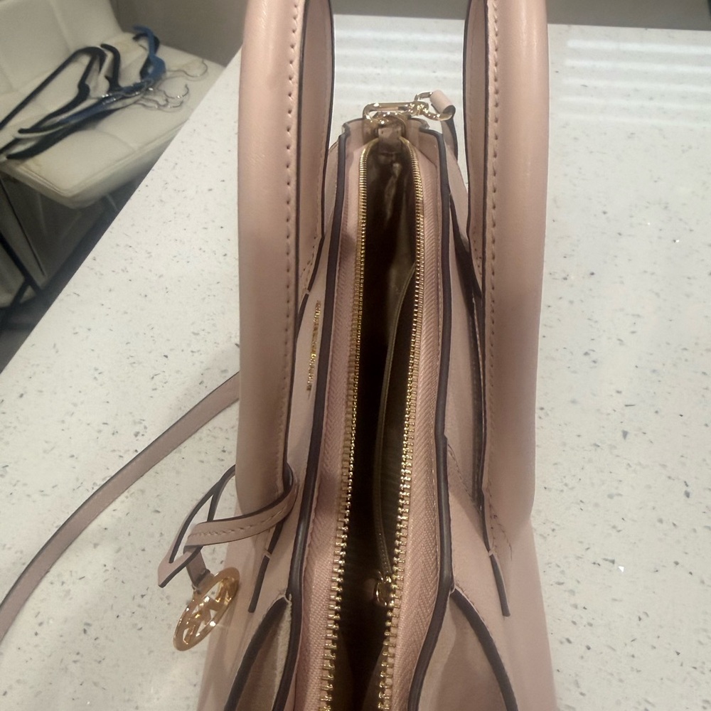 Michael Kors Avril Large Satchel Bag powder blush pink - Picture 8 of 16